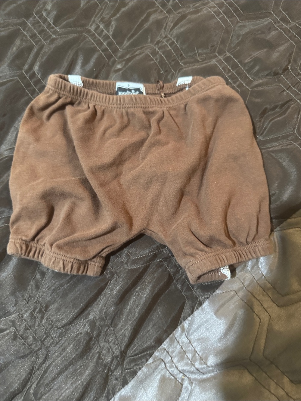 Mud Pie Brown Infant Bloomers 0-6 months